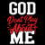 (2 qty) God Don't Play Me Red - DTF transfers