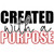 (2 qty) Created With A Purpose - DTF transfers
