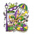 (2 qty) Mardi Gras Umbrella- DTF transfers