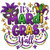 (2 qty) It's Mardi Gras Yall- DTF transfers