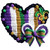 (2 qty) Purple Heart Yarn - DTF transfers