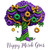 (2 qty) Happy Mardi Gras Yarn - DTF transfers