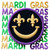 (2 qty) Mardi Gras Smile Yarn - DTF transfers