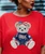 (2 Qty) USA Teddy Bear Rhinestone - DTF transfer