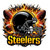 (2 Qty) Steelers DTF transfer