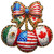 (2 Qty) 2026 USA CAN MEX Balls DTF transfer