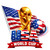  (2 Qty) USA World Cup Flag DTF transfer