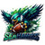 (2 Qty) Seahawks Mascot DTF transfer