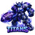 (2 Qty) Titans Purple  Mascot DTF transfer