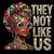 (2 Qty) Juneteenth Diamond girl They not like us clear rhinestone - DTF transfer