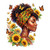 (2 Qty) Cool Boho Girl Juneteenth- DTF transfer