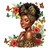 (2 Qty) Cool Boho Girl Leopard - DTF transfer