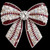 (2 Qty) Rhinestones Ball Bow - DTF transfer