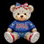 (2 Qty) USA Teddy Bear- DTF transfer