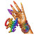 (2 Qty) Clock It Colorful - DTF transfer