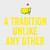 (2 Qty) A Tradition Unlike Any Other Yellow  - DTF transfer