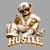 (2 Qty) Hustle Bear (size 11 x 12") - custom DTF transfer