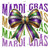 (2 Qty) Mardi Gra Gras - DTF transfers