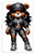 (10 Qty) Detroit Bear Cartoon Girl (12 x 7) - DTF transfers