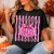 (2 qty) In October we wear pink with Pumpkin Breast Cancer awareness Ribbon - DTF transfer