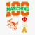 (1 front 1 bck and 2 sleeves) (100 Marching Bull face and misc)Mixed - custom DTF transfer