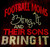 Football Moms Bling it and their sons bring it Red Rhinestone Transfer Mothers Day 