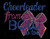 Cheerleader from Bow to Toe Rhinestone Transfer Iron on
