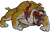 Bulldog Full body Color filled Rhinestone Transfer