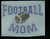 Football Mom Ark (Cobalt) Rhinestone Transfer Football Mom Ark (Cobalt) Rhinestone Transfer