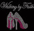 Walking by Faith (FUCHSIA) Heels Stiletto Religious Rhinestone Transfer