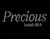 Precious (Isaiah 43:4) Text Rhinestone Transfer
