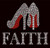Faith Heel Stiletto Religious Rhinestone Transfer