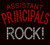 Assistant Principals Rock! School Rhinestone Transfer