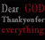 Dear God Thank You for Everything Religious Rhinestone Transfer