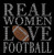 Real Women love Football New Rhinestone Transfer Iron on