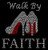 Walk by Faith Heel Stiletto Religious Rhinestone Transfer