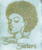 (GOLDEN) Soul Sisters Afro girl Lady Rhinestone Transfer