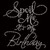 Spoil me It's My Birthday Rhinestone Transfer Iron on