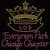 (Crown in Gold, Text in Light Pink) TOP LOD Evergreen Park Chicago Chapter - Custom Order Rhinestone transfer