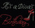 It's a Diva's Birthday (Red) Heel Stiletto Rhinestone Transfer