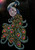 Peacock Rhinestone Transfer