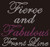 Fierce and fabulous Front Line (Purple) Rhinestone Transfer Fierce and fabulous Front Line (Purple) Rhinestone Transfer