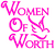  Women of Worth with bird Vinyl Transfer (fuchsia)