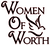  Women of Worth with bird Vinyl Transfer (fuchsia)