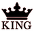 ( King Crown Vinyl Transfer (Black)