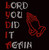 Lord You Did It Again with hands Religious Rhinestone Transfer