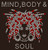 Mind Body & Soul Afro girl Rhinestone Transfer