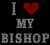 I Love My Bishop Religious Religious Rhinestone Transfer