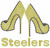 Steelers two heels Custom Rhinestone Transfer Steelers two heels Custom Rhinestone Transfer