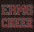 ERMS Cheer Splatter - Custom Rhinestone Transfer